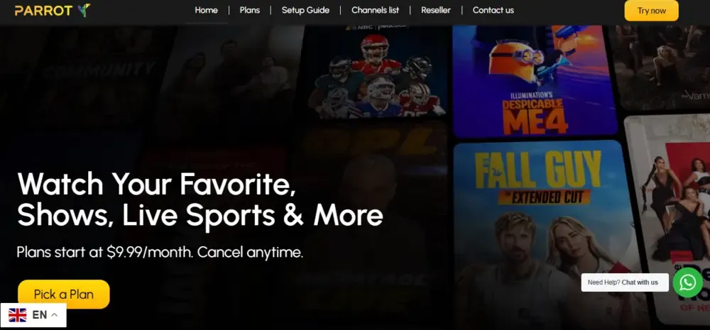 Parrot-IPTV